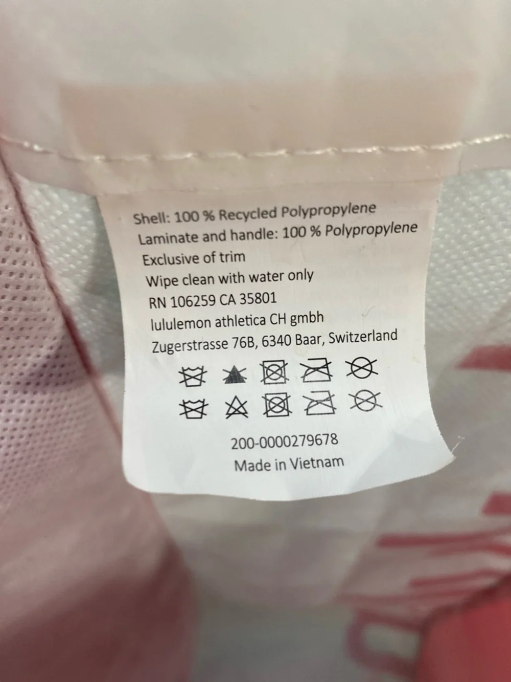 lululemon athletica great carrying